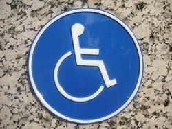 Schild Rollstuhlfahrer Schild Rollstuhlfahrer