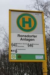 Haltestellenschild